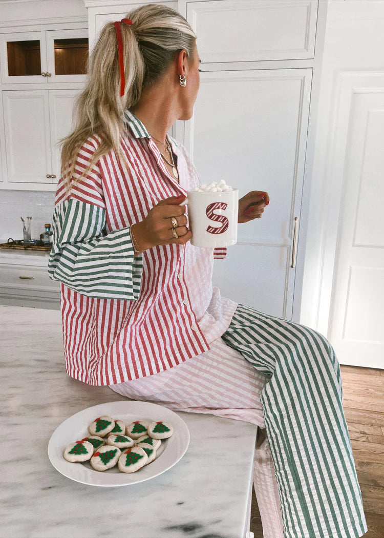 Bonde Cross Pattern Pajamas